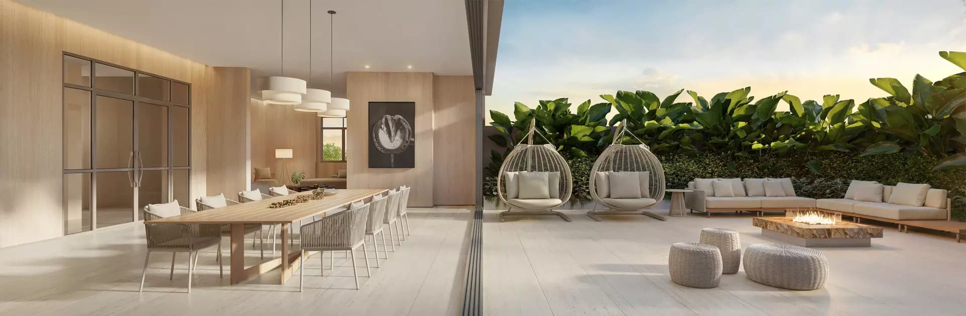 Perspectiva ilustrada do private house