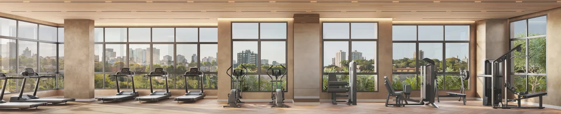 Perspectiva ilustrada do fitness
